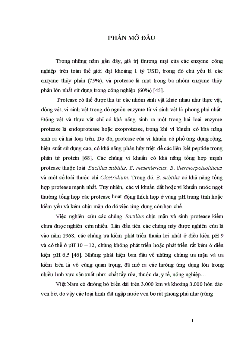 image for page Tuyển chọn chủng Bacillus từ rừng ngập mặn sinh mạnh protease kiềm và bước đầu định hướng ứng dụng 1