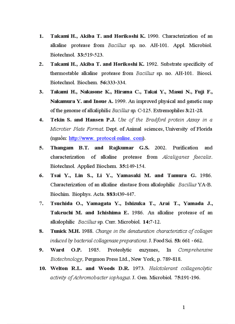 image for page Tuyển chọn chủng Bacillus từ rừng ngập mặn sinh mạnh protease kiềm và bước đầu định hướng ứng dụng 1