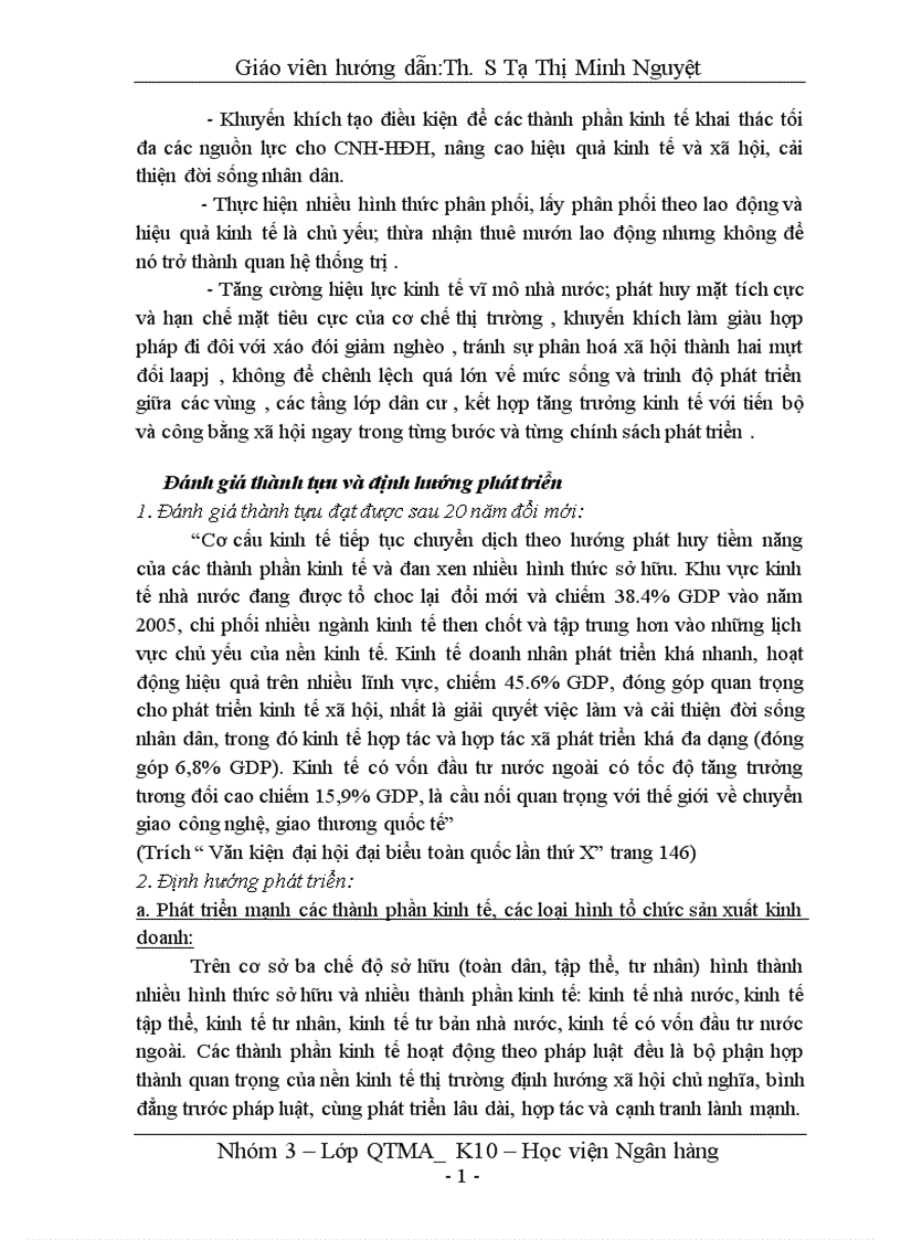 image for page xác định rõ mối quan hệ giữa các thành phần kinh tế định hướng đưa ra các chính sách kinh tế hợp lý