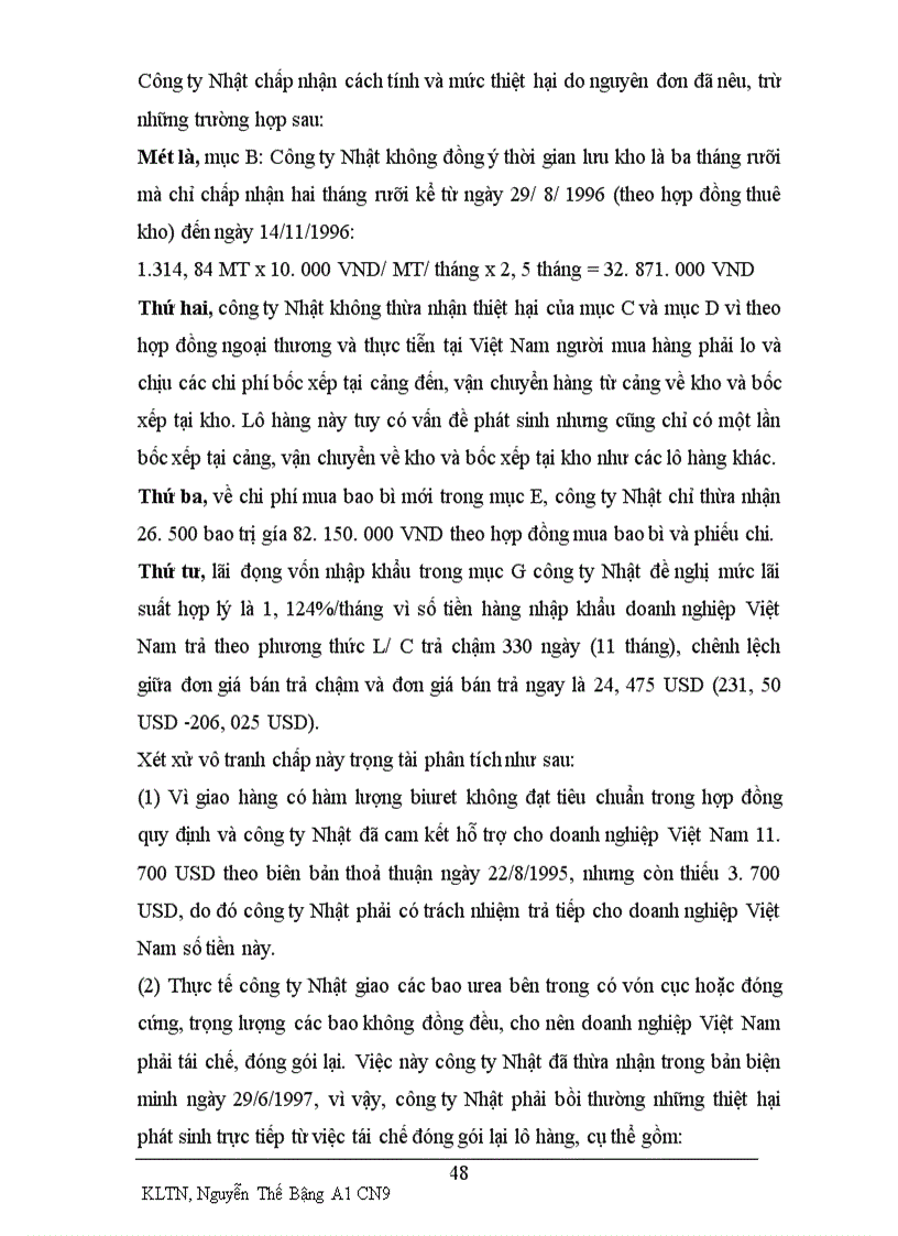 image for page Các tranh chấp phát sinh từ hợp đồng nhập khẩu phân bón hoá học ở việt nam và phương pháp giải quyết