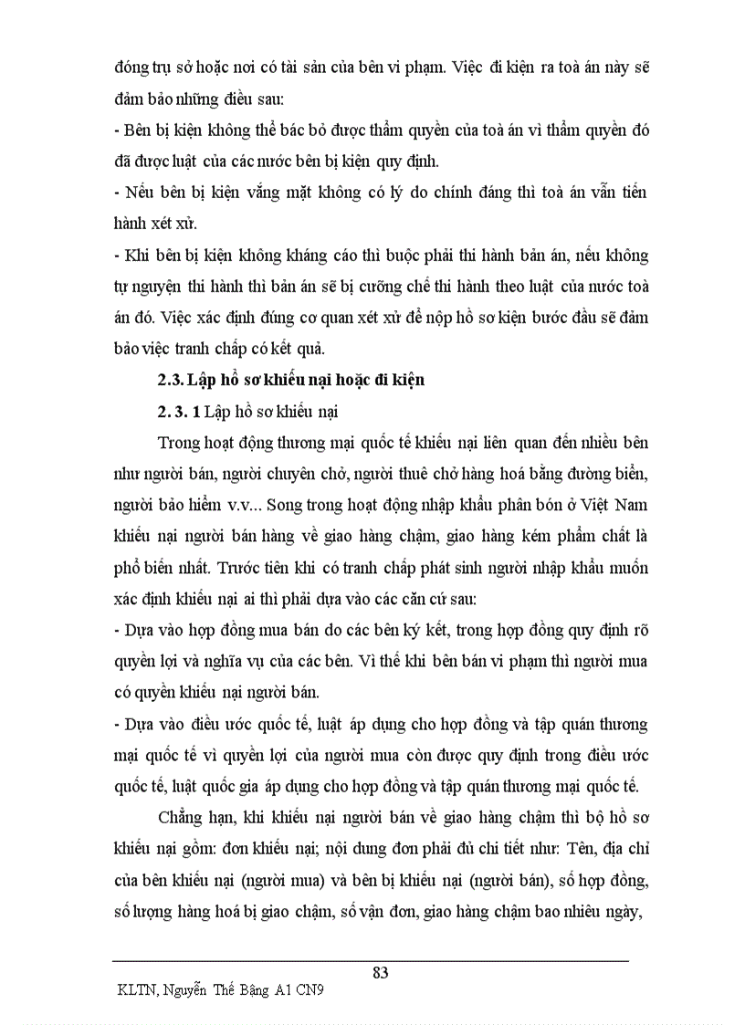 image for page Các tranh chấp phát sinh từ hợp đồng nhập khẩu phân bón hoá học ở việt nam và phương pháp giải quyết