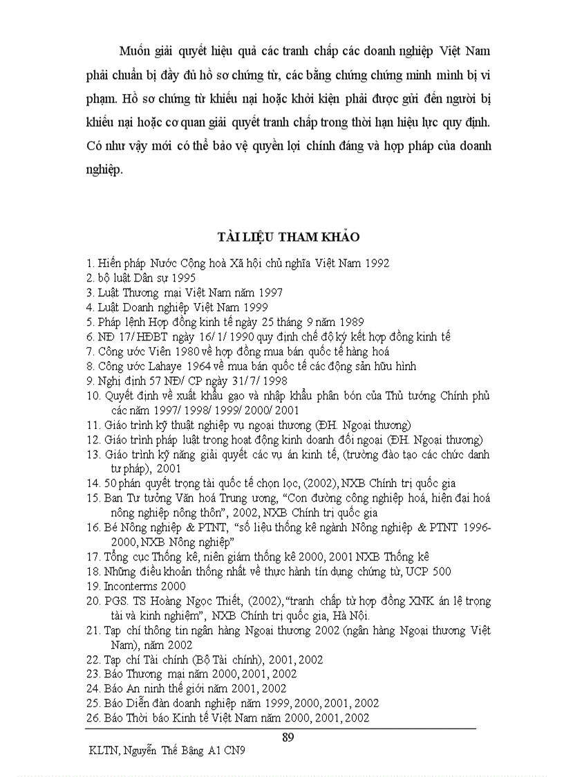 image for page Các tranh chấp phát sinh từ hợp đồng nhập khẩu phân bón hoá học ở việt nam và phương pháp giải quyết