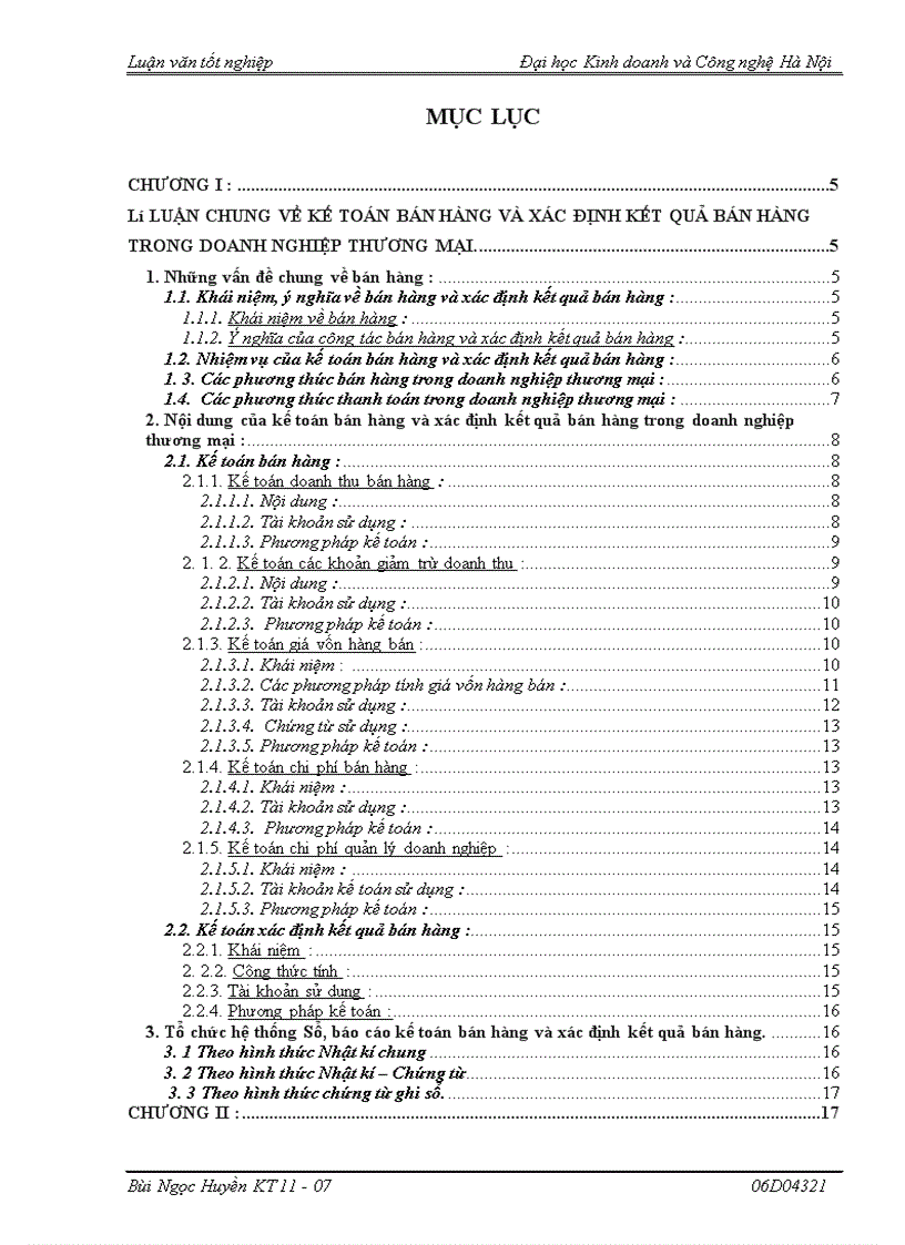 image for page Kế toán bán hàng và xác định kết quả bán hàng tại Công ty Cổ phần Vật tư Nông nghiệp I Hải Phòng
