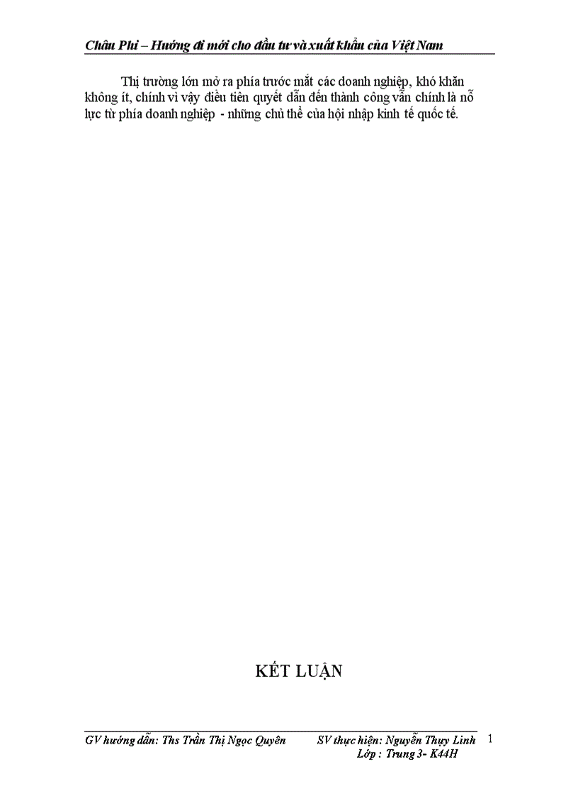 image for page châu phi Hướng đi mới cho đầu tư và xuất khẩu của Việt Nam 1