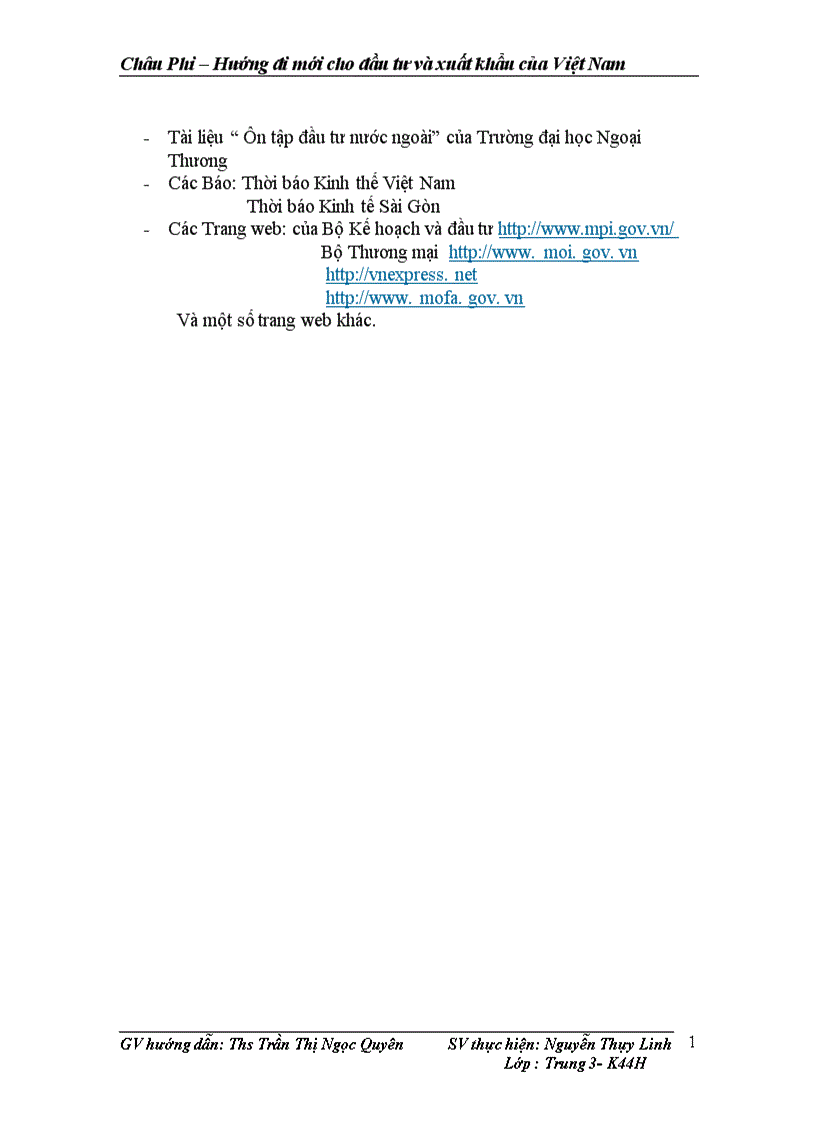 image for page châu phi Hướng đi mới cho đầu tư và xuất khẩu của Việt Nam 1