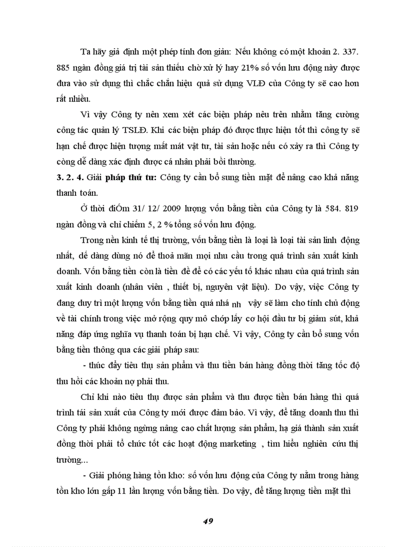image for page Một số biện pháp nhằm nâng cao hiệu quả sử dụng vốn lưu động ở Công ty Cổ phần giải trí Thăng Long