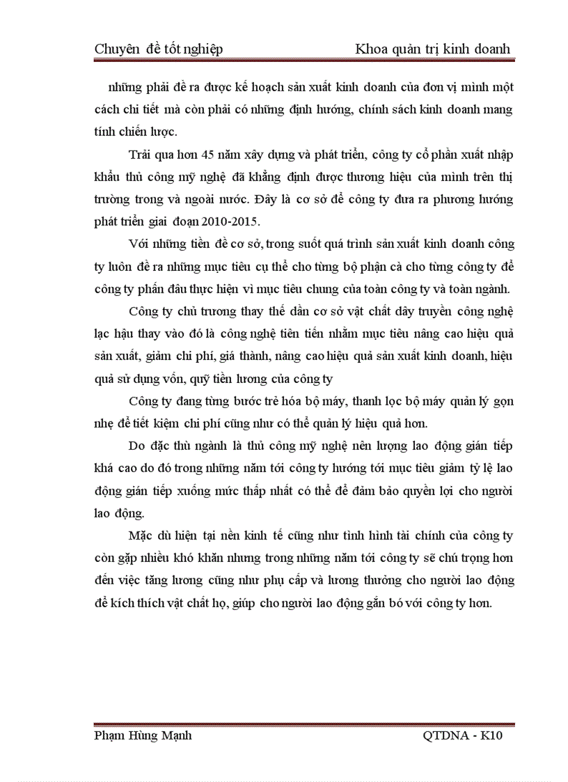 image for page Xây dựng kế hoạch tạo lập và sử dụng quỹ tiền lương tại công ty xuất nhập khẩu thủ công mỹ nghệ