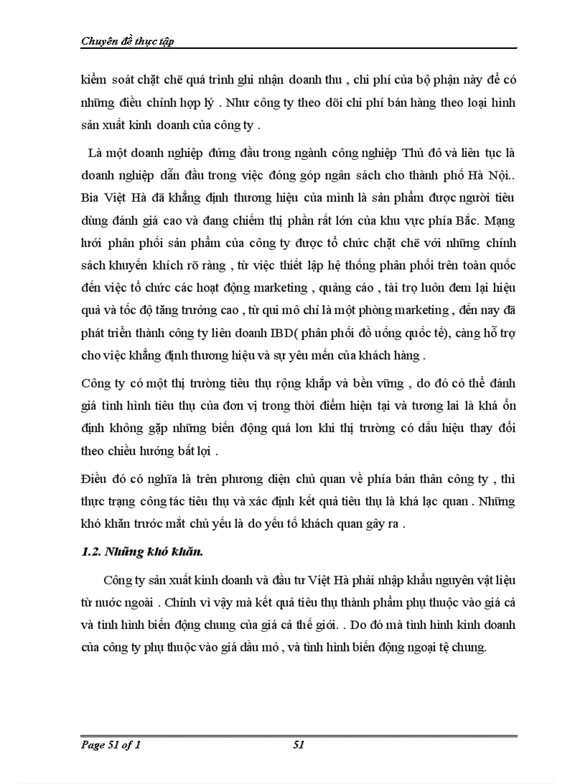image for page Hoàn thiện hạch toán tiêu thụ và xác định kết quả tiêu thụ thành phẩm trong công ty sản xuất kinh doanh và đầu tư Việt Hà 1