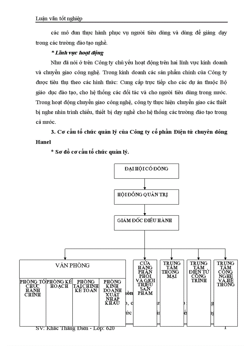 image for page Phân tích doanh thu tiêu thụ của Công ty cổ phần điện tử chuyên dụng Hanel 1