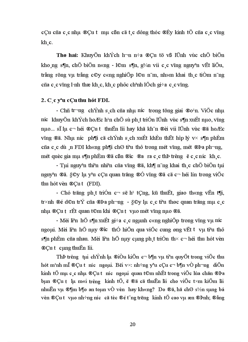 image for page Phương hướng và giải pháp chủ yếu đẩy mạnh thu hút vốn đầu tư trực tiếp nước ngoài theo vùng kinh tế ở Việt Nam 1