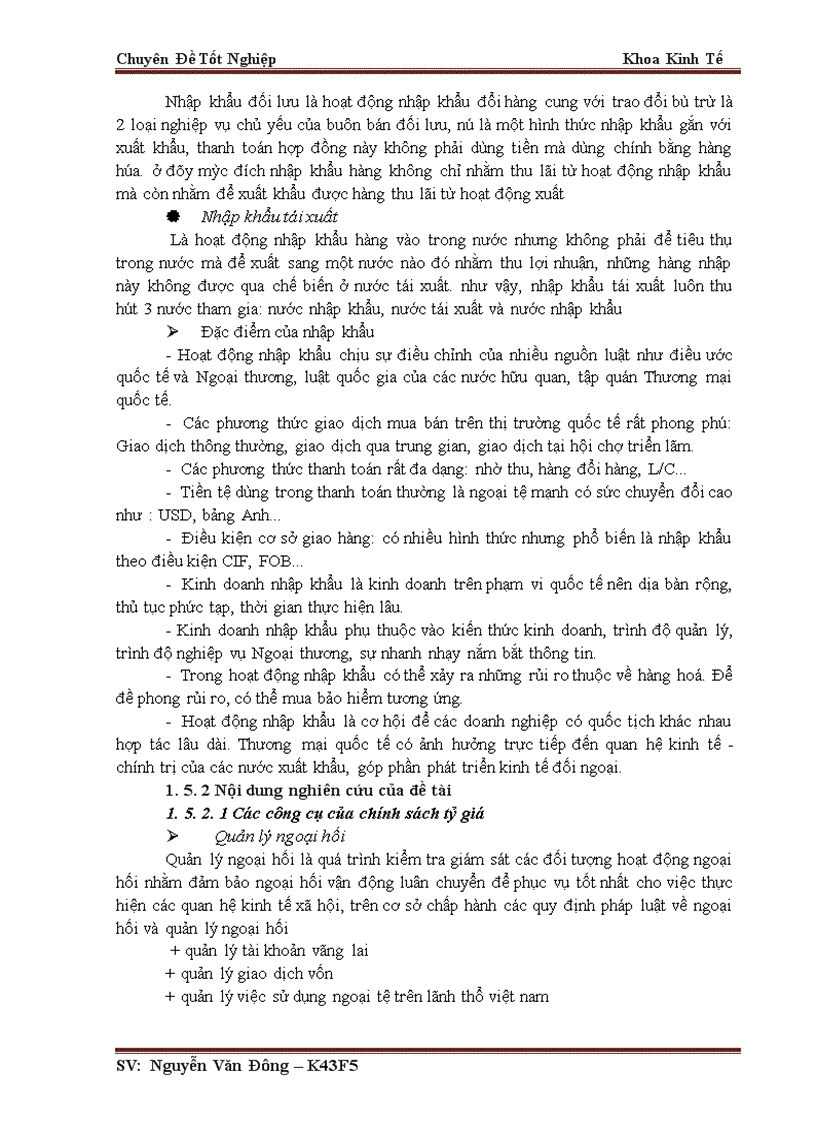 image for page hưởng của chính sách tỷ giá hối đoái đến hoạt động nhập khẩu ô tô tải nhẹ từ thị trường Trung Quốc lấy ví dụ minh họa tại chi nhánh công ty cổ phần thiết bị phụ tùng Đà Nẵng tại Hà Nội