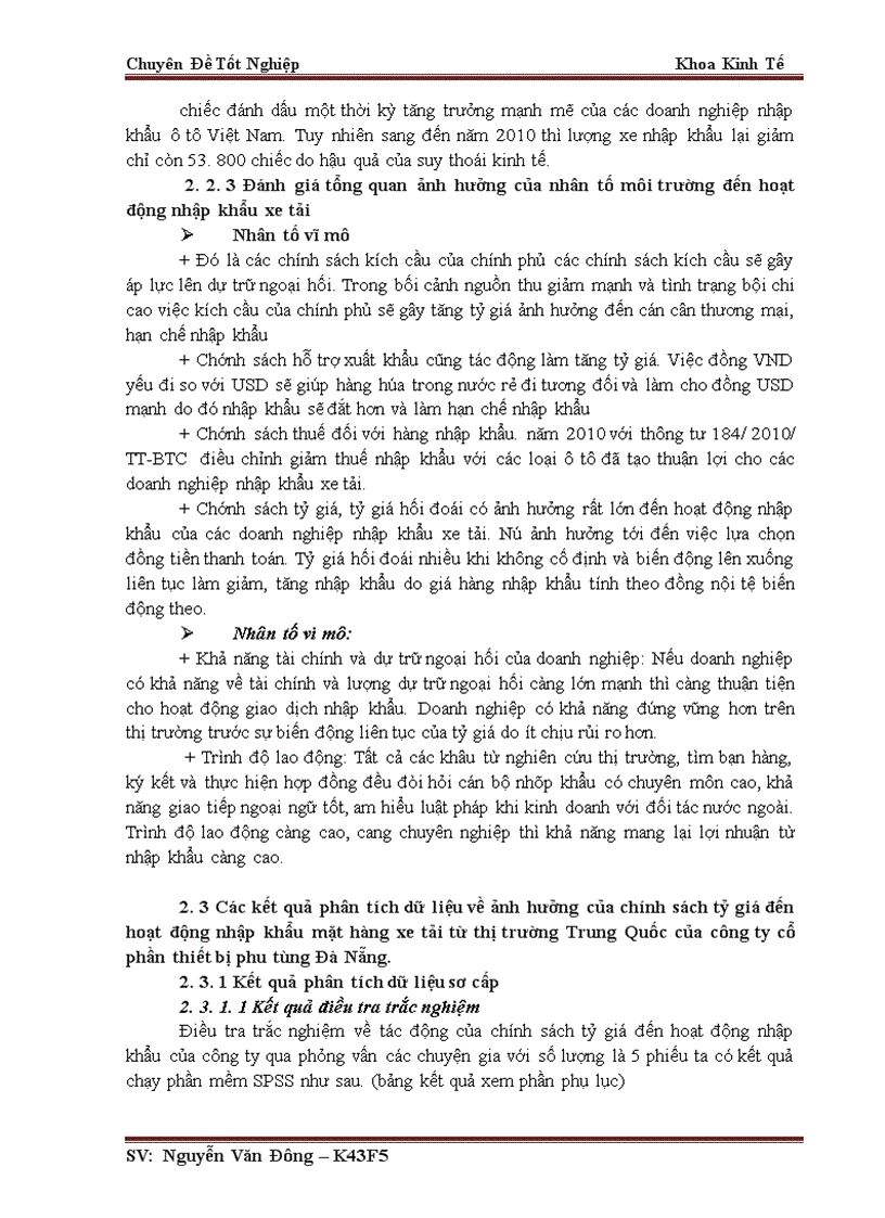 image for page hưởng của chính sách tỷ giá hối đoái đến hoạt động nhập khẩu ô tô tải nhẹ từ thị trường Trung Quốc lấy ví dụ minh họa tại chi nhánh công ty cổ phần thiết bị phụ tùng Đà Nẵng tại Hà Nội