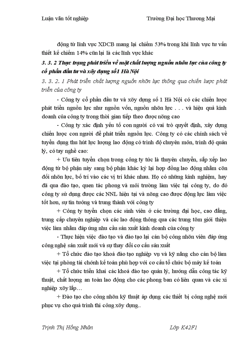 image for page Một số giải pháp phát triển nguồn nhân lực với nâng cao hiệu quả kinh doanh tại Công ty cổ phần đầu tư và xây dựng số 1 Hà Nội 1