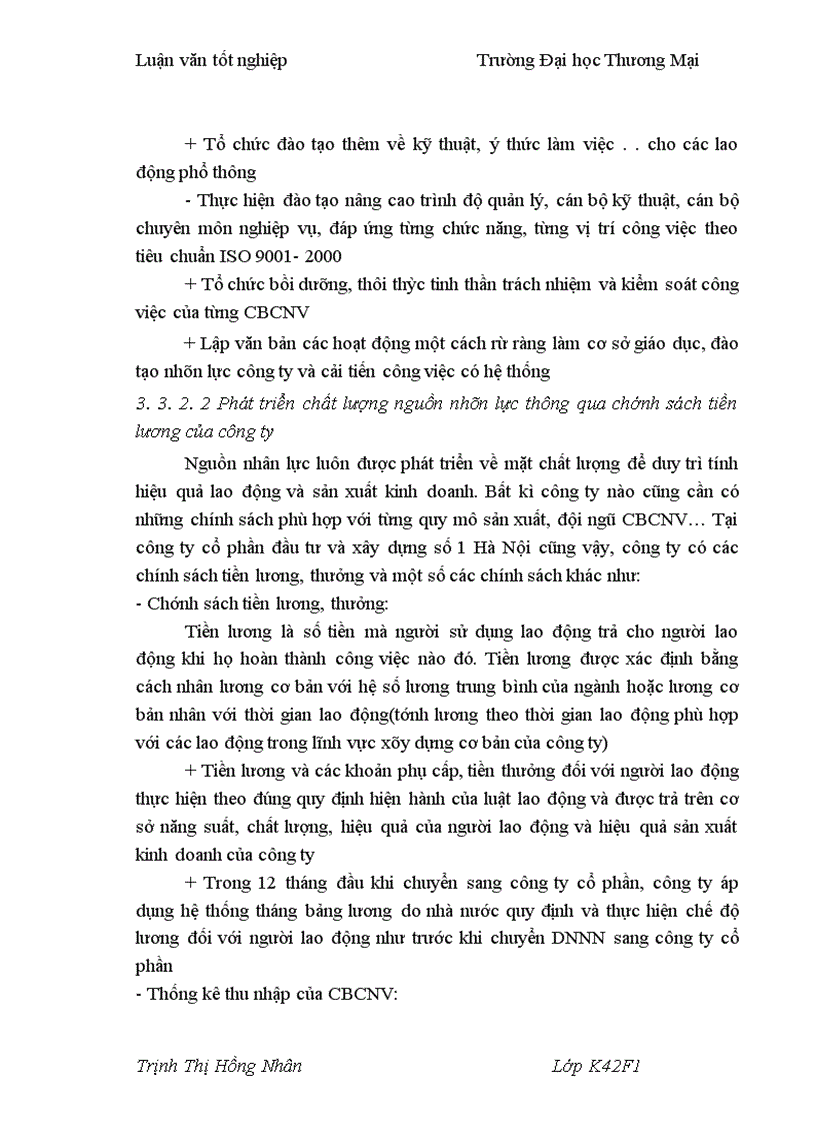 image for page Một số giải pháp phát triển nguồn nhân lực với nâng cao hiệu quả kinh doanh tại Công ty cổ phần đầu tư và xây dựng số 1 Hà Nội 1