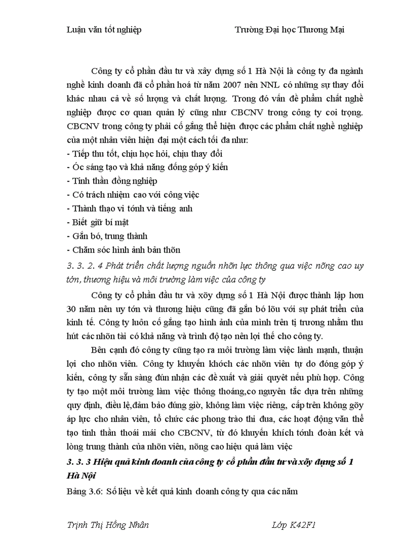 image for page Một số giải pháp phát triển nguồn nhân lực với nâng cao hiệu quả kinh doanh tại Công ty cổ phần đầu tư và xây dựng số 1 Hà Nội 1
