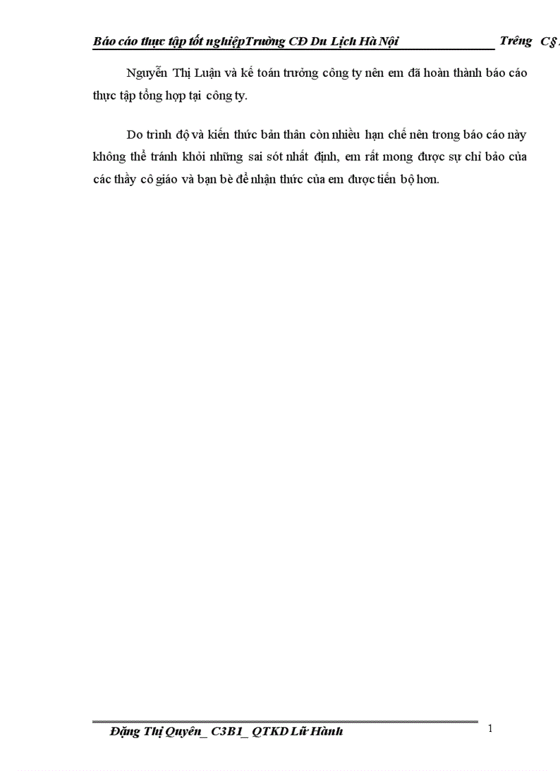 image for page Báo cáo thực tập tại công ty TNHH thương mại tổng hợp và du lịch Hạnh Phúc Luận