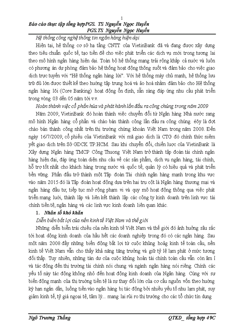 image for page Báo cáo thực tập tổng hợp tại Ngân hàng thương mại cổ phần Công thương Việt Nam chi nhánh Đông Anh