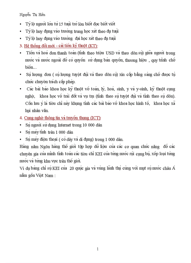 image for page Kinh tế tri thức Knowledge Economy