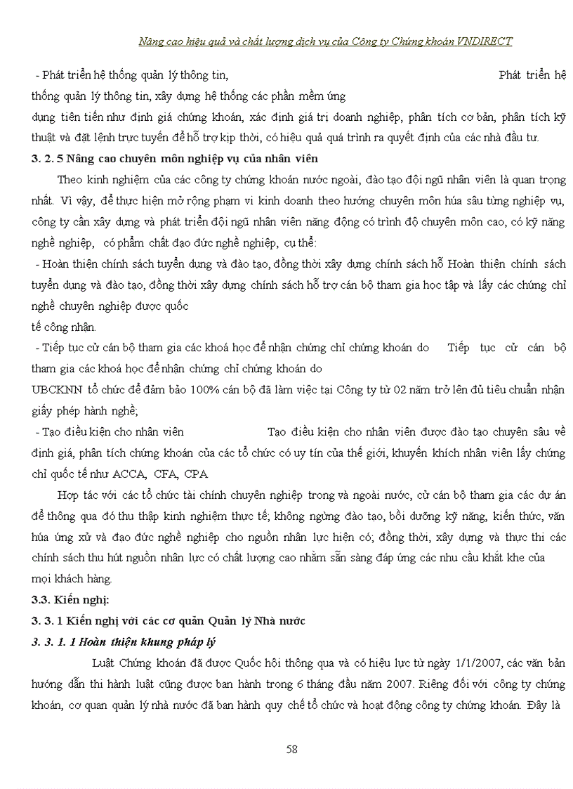 image for page Nâng cao hiệu quả và chất lượng dịch vụ của Công ty Chứng khoán VNDirect