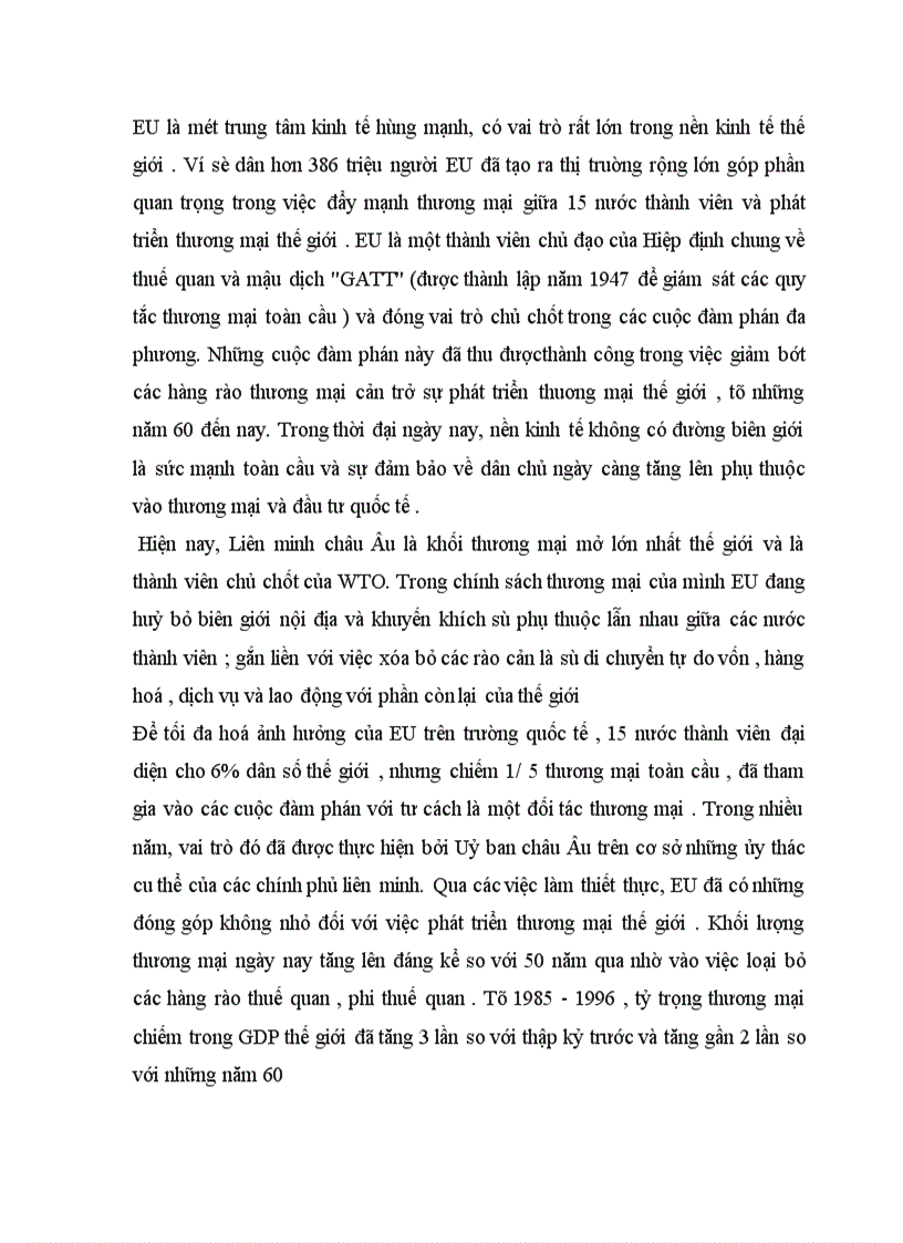 image for page Thị trường EU và khả năng xuất khẩu của Việt nam sang thị trường này 1