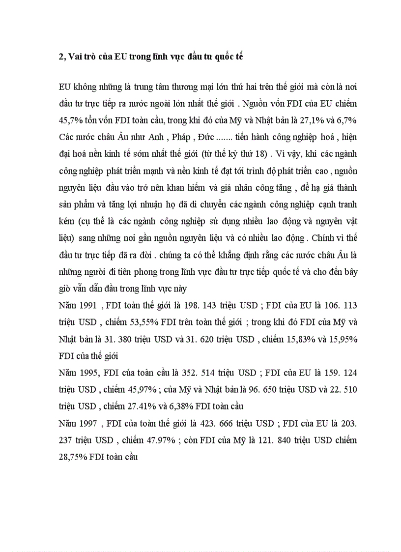 image for page Thị trường EU và khả năng xuất khẩu của Việt nam sang thị trường này 1