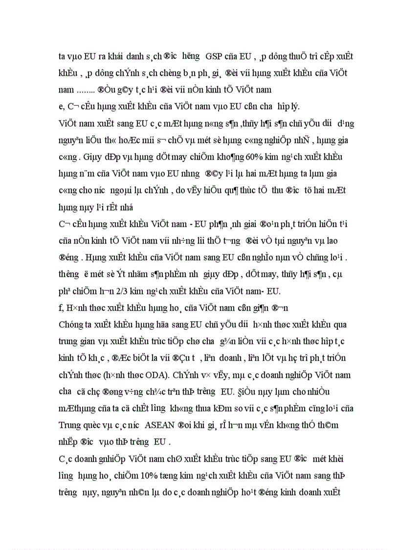 image for page Thị trường EU và khả năng xuất khẩu của Việt nam sang thị trường này 1