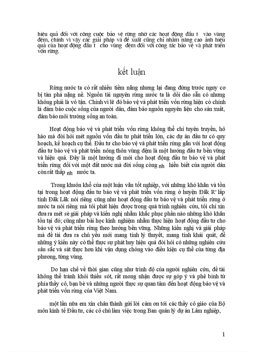 image for page Đầu tư bảo vệ rừng và phát triển nông thôn huyện Đăk R lấp tỉnh Đăk Lăk vùng đệm của vườn quốc gia Cát Tiên bài học cho hoạt động bảo vệ rừng bền vững
