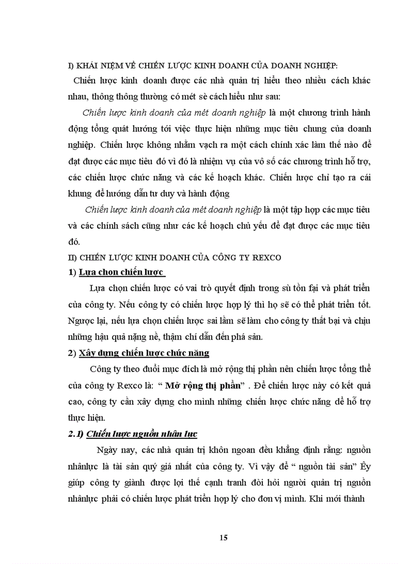 image for page Cơ cấu tổ chức và chiến lược kinh doanh của công ty xuất nhập khẩu vật tư kỹ thuật Rexco 1