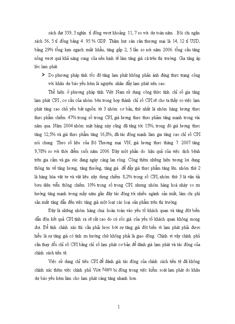 image for page Lạm phát và các chính sách kiềm chế lạm phát trong thời gian gần đây 1