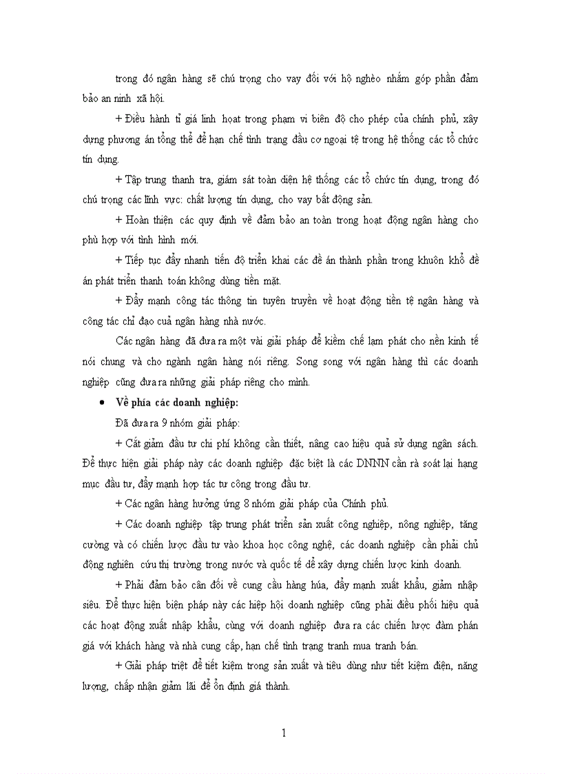 image for page Lạm phát và các chính sách kiềm chế lạm phát trong thời gian gần đây 1