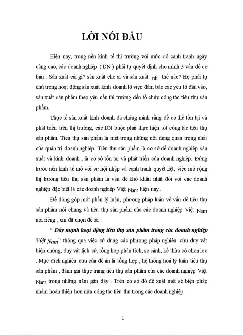 image for page Đẩy mạnh hoạt động tiêu thụ sản phẩm trong các doanh nghiệp Việt Nam 1