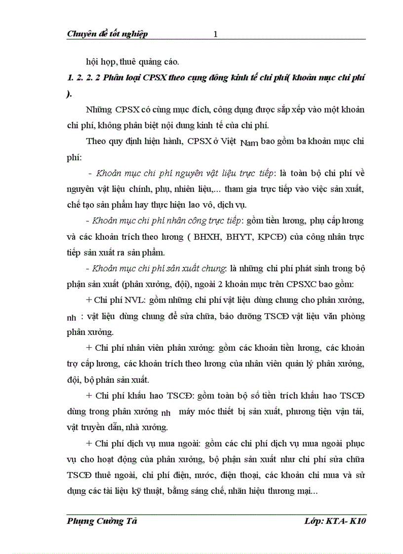 image for page Thực tế công tác kế toán chi phí sản xuất và tính giá thành sản phẩm ở Công ty cổ phần sơn Sampec 1