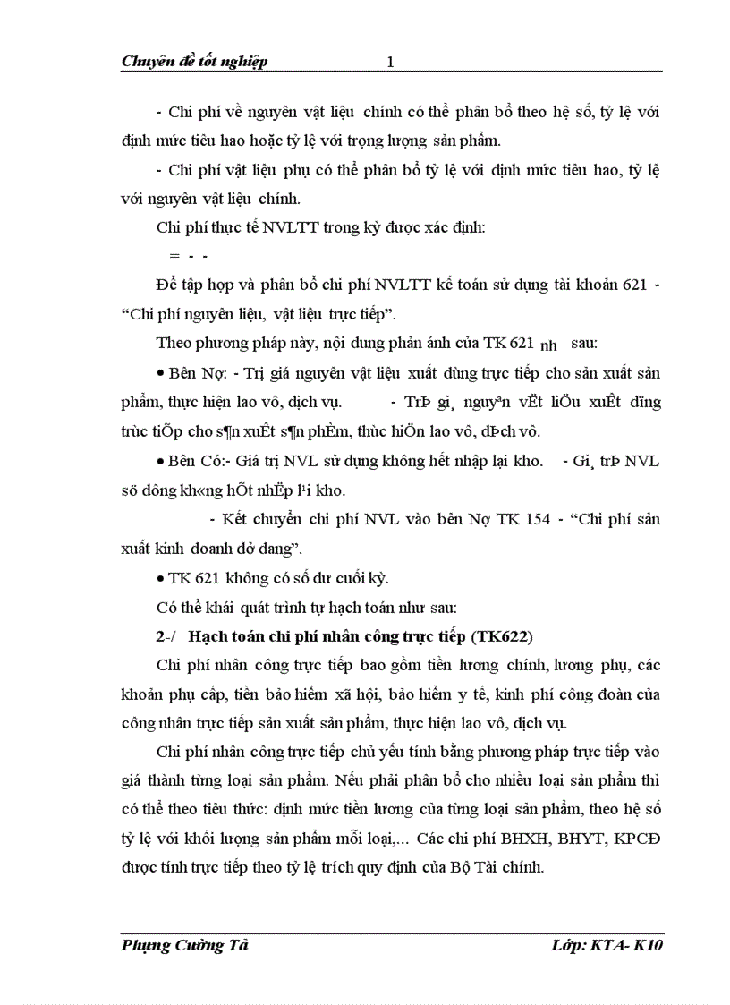 image for page Thực tế công tác kế toán chi phí sản xuất và tính giá thành sản phẩm ở Công ty cổ phần sơn Sampec 1