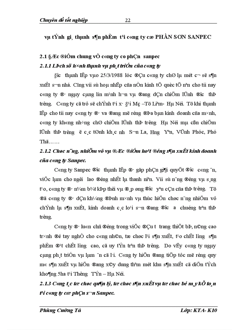 image for page Thực tế công tác kế toán chi phí sản xuất và tính giá thành sản phẩm ở Công ty cổ phần sơn Sampec 1