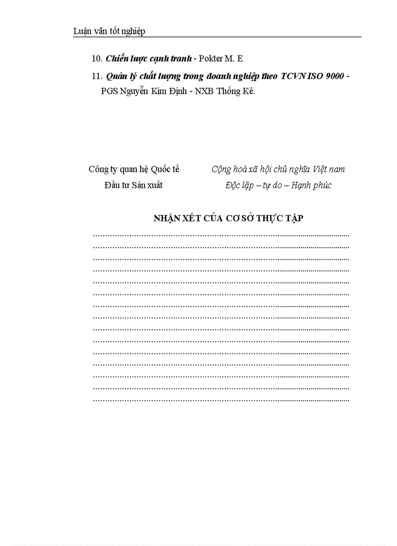 image for page Nghiên cứu áp dụng hệ thống quản lý chất lượng trong việc nhập khẩu linh kiện và lắp ráp xe gắn máy của Công ty Quan hệ Quốc tế Đầu tư sản xuất 1