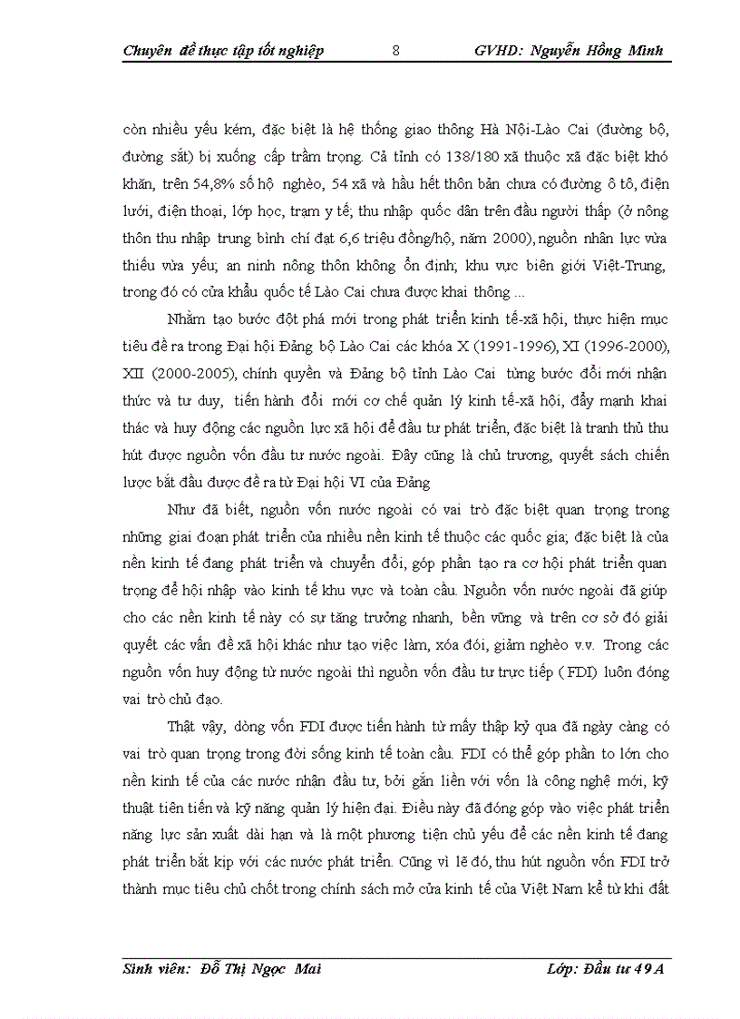 image for page Thu hút đầu tư trực tiếp nước ngoài tại tỉnh Lào Cai giai đoạn 2000 2015 1