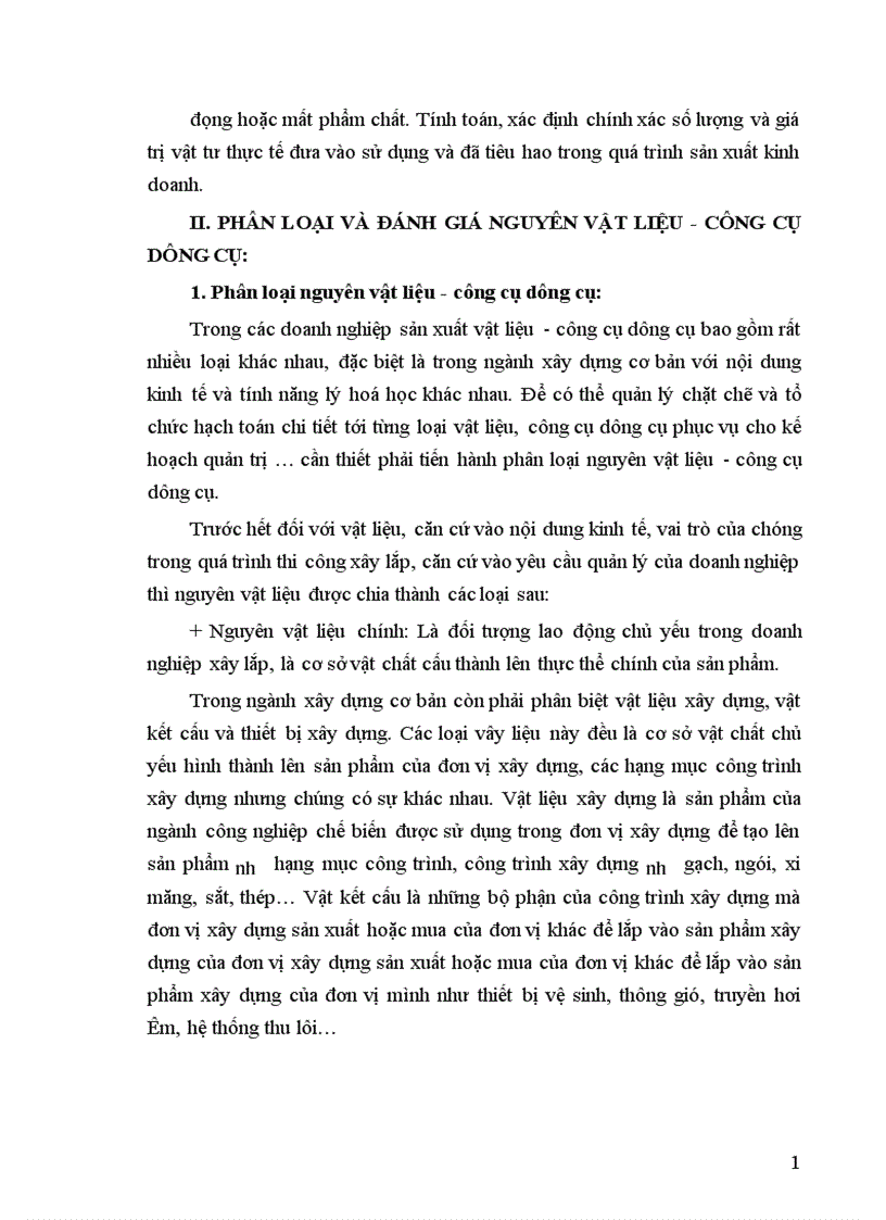 image for page Tổ chức công tác kế toán nguyên vật liệu công cụ dụng cụ ở công ty xây dựng số 19 1