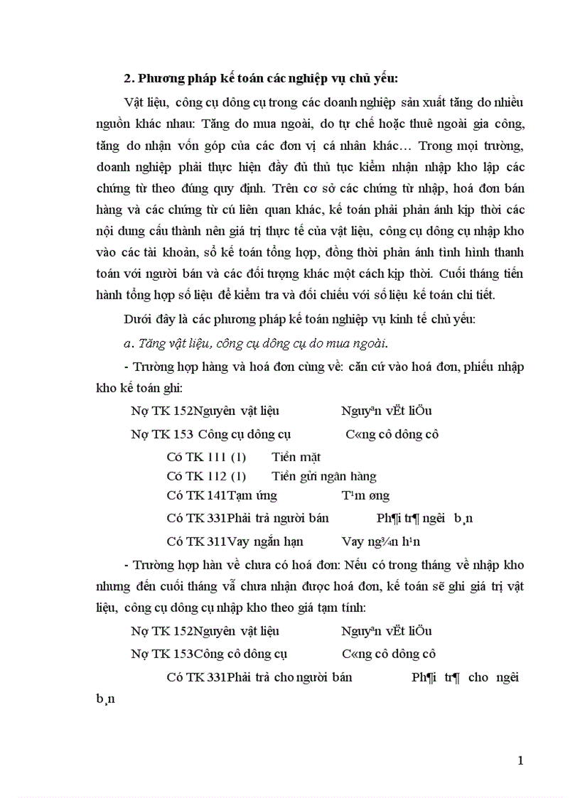 image for page Tổ chức công tác kế toán nguyên vật liệu công cụ dụng cụ ở công ty xây dựng số 19 1