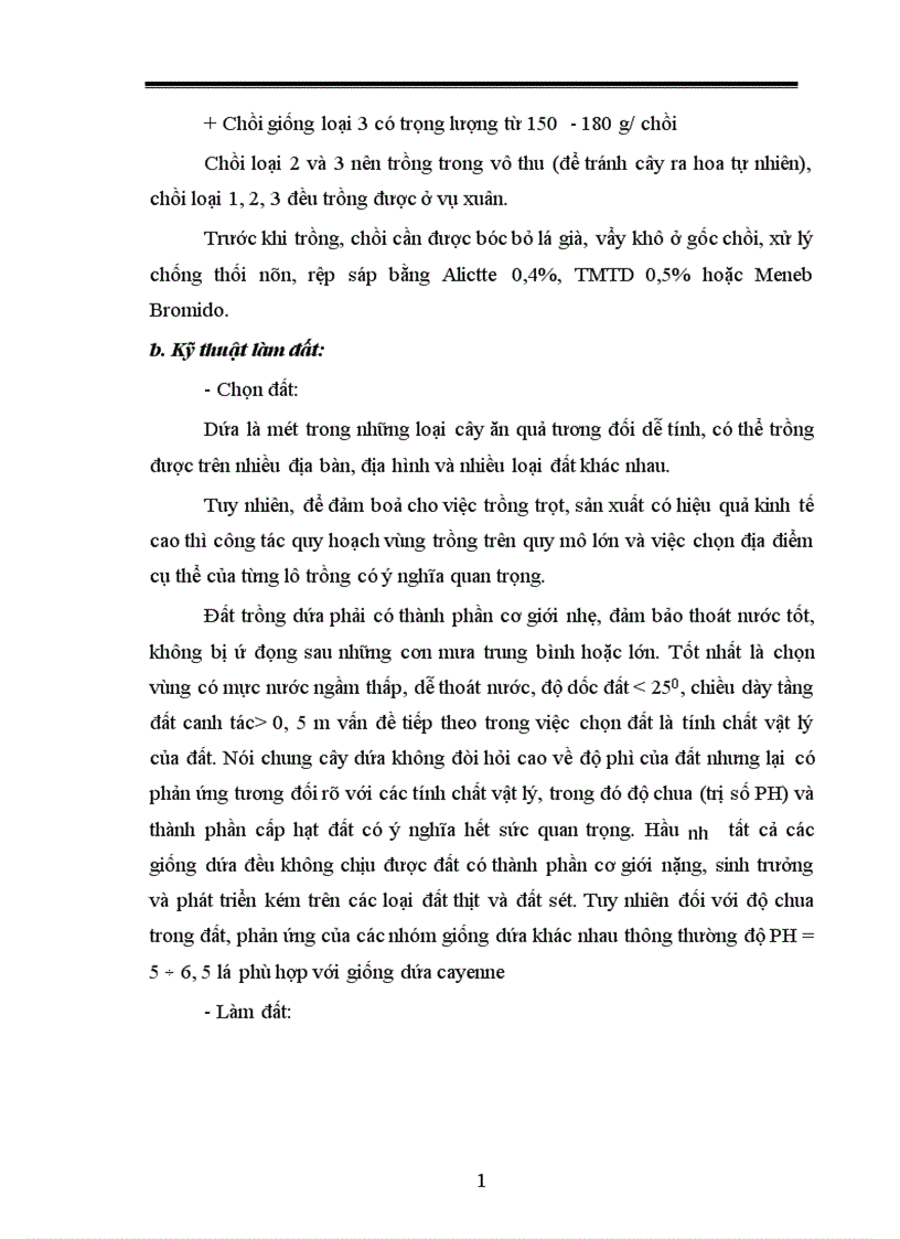 image for page Những giải phát nhằm phát triển cây dứa ở vùng trung du và miền núi phía tây nam của tỉnh Thanh Hoá 1