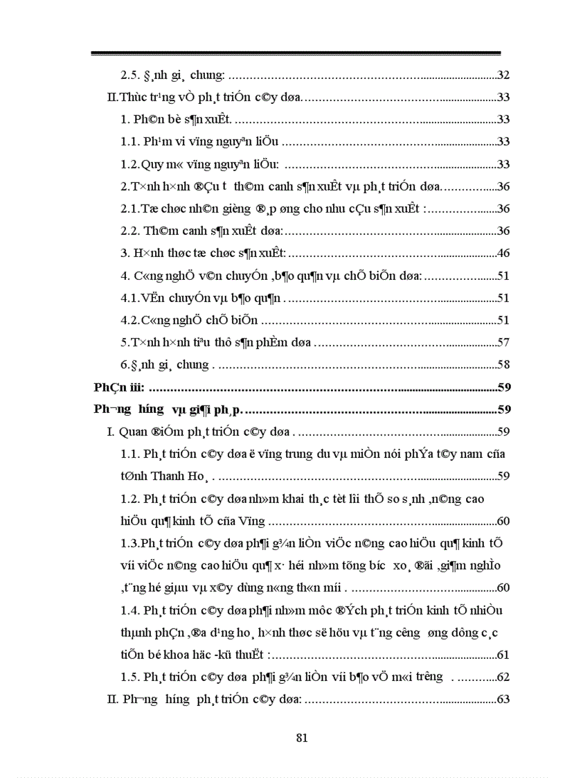image for page Những giải phát nhằm phát triển cây dứa ở vùng trung du và miền núi phía tây nam của tỉnh Thanh Hoá 1