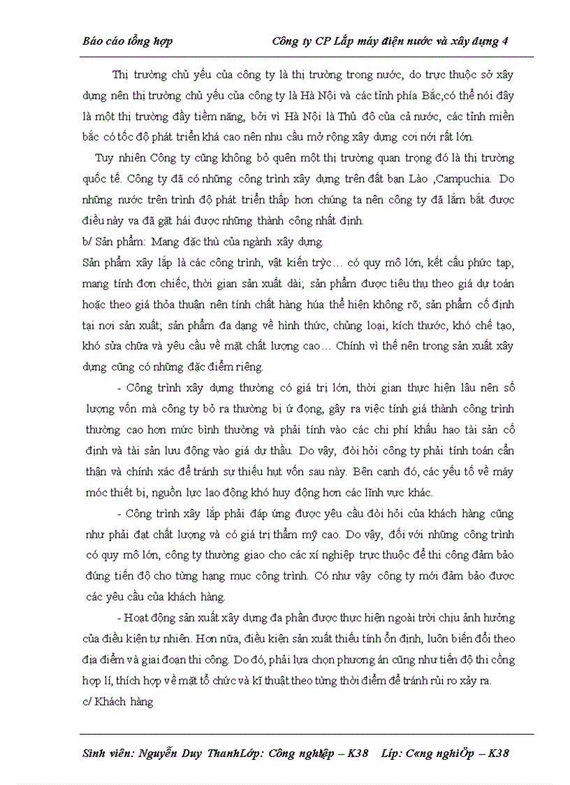 image for page Báo cáo tổng hợp tại Công ty CP Lắp máy điện nước và xây dựng 4