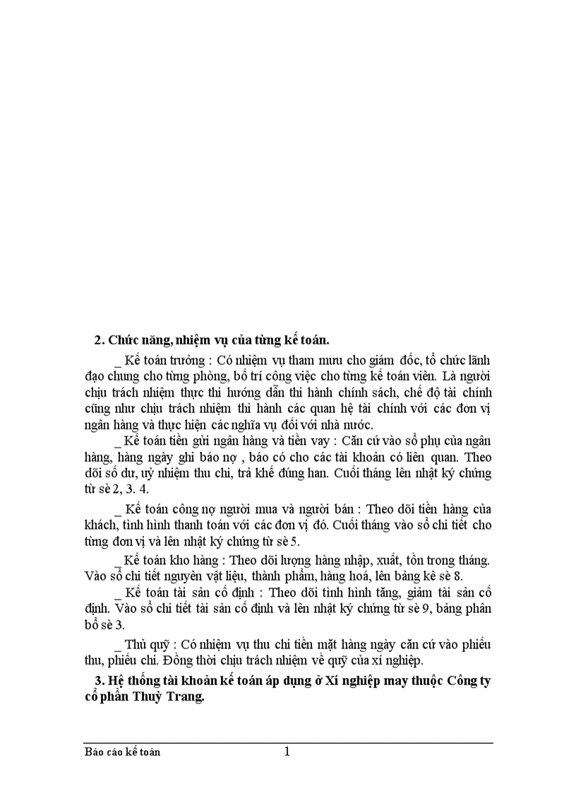 image for page Thực trạng công tác hạch toán kế toán tổng hợp tại Xí nghiệp may thuộc Công ty cổ phần Thuỳ Trang 1