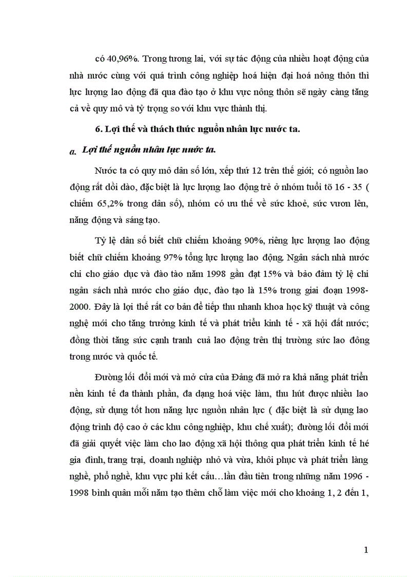 image for page Sự phát triển nguồn nhân lực vai trò của nó với sự nghiệp CNH HĐH và với nền kinh tế tri thức ở nước ta 1