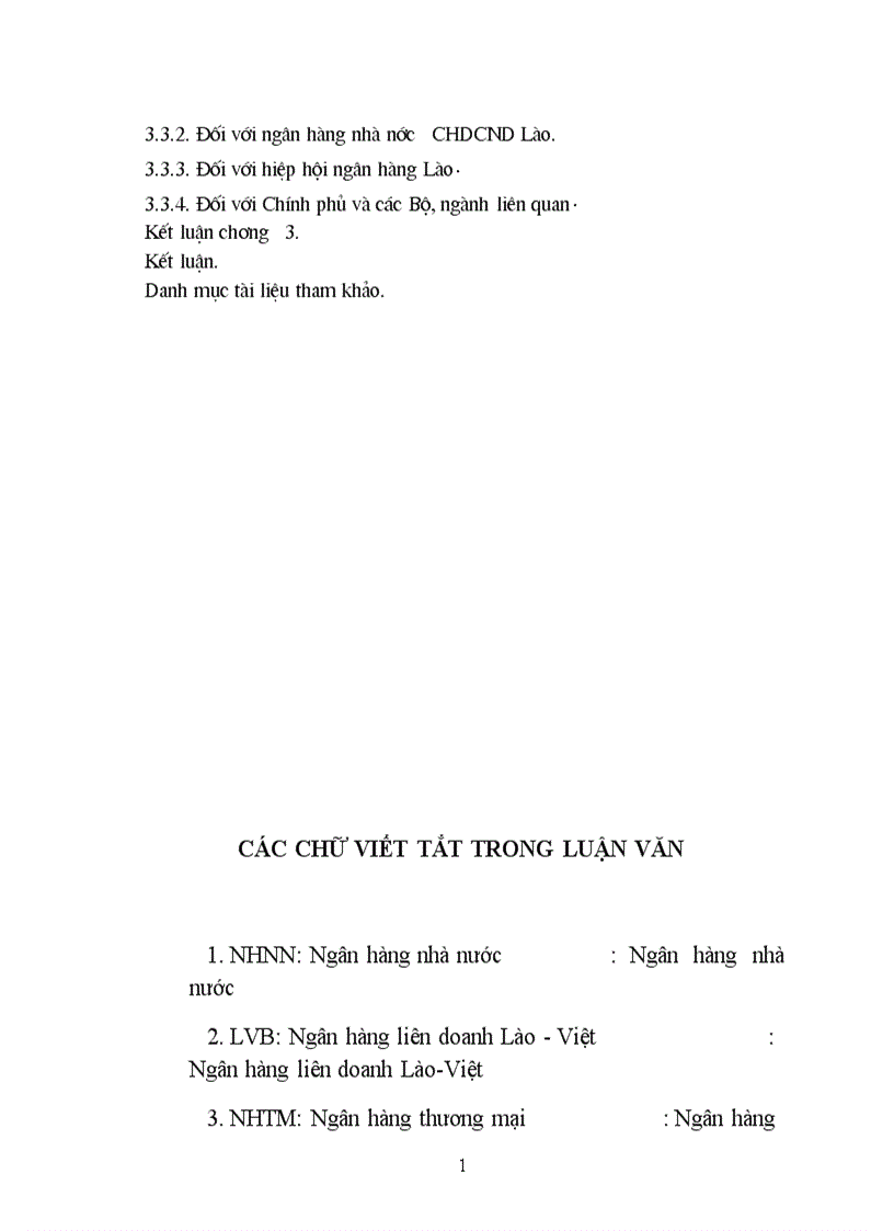 image for page Giải pháp nâng cao chất lượng tín dụng tại ngân hàng liên doanh Lào Việt