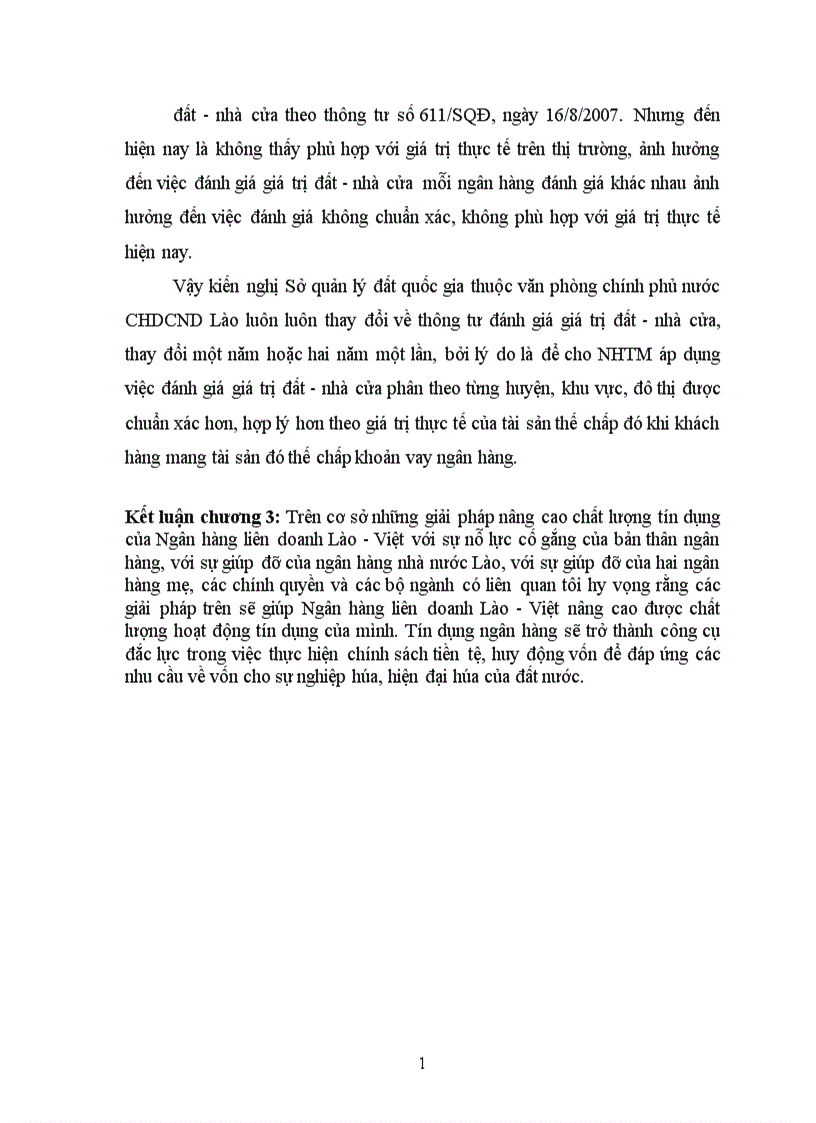 image for page Giải pháp nâng cao chất lượng tín dụng tại ngân hàng liên doanh Lào Việt