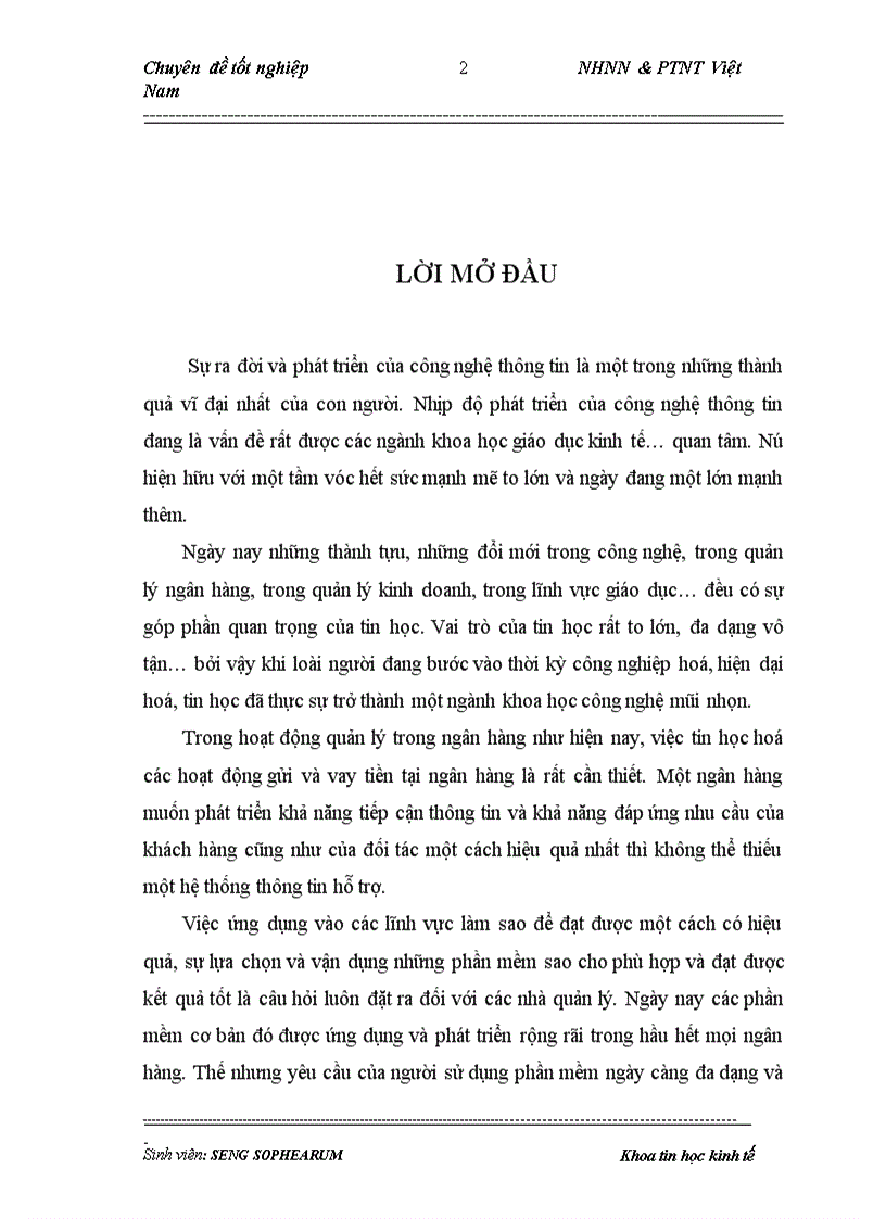 image for page Xây dựng và phát triển hệ thông thông tin quản lý tiền gửi và tiền vay của khách hàng tại Ngân hàng Nông nghiệp và Phát triển Nông thôn Chi nhánh Láng Hạ