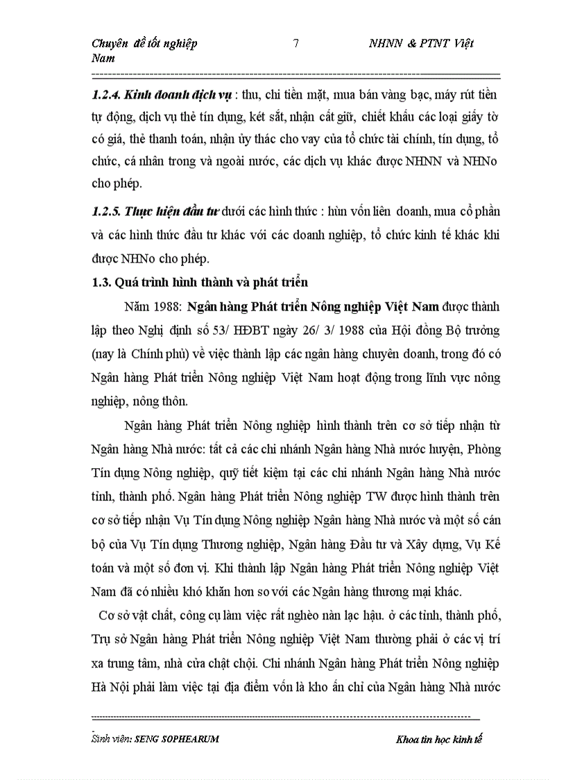 image for page Xây dựng và phát triển hệ thông thông tin quản lý tiền gửi và tiền vay của khách hàng tại Ngân hàng Nông nghiệp và Phát triển Nông thôn Chi nhánh Láng Hạ