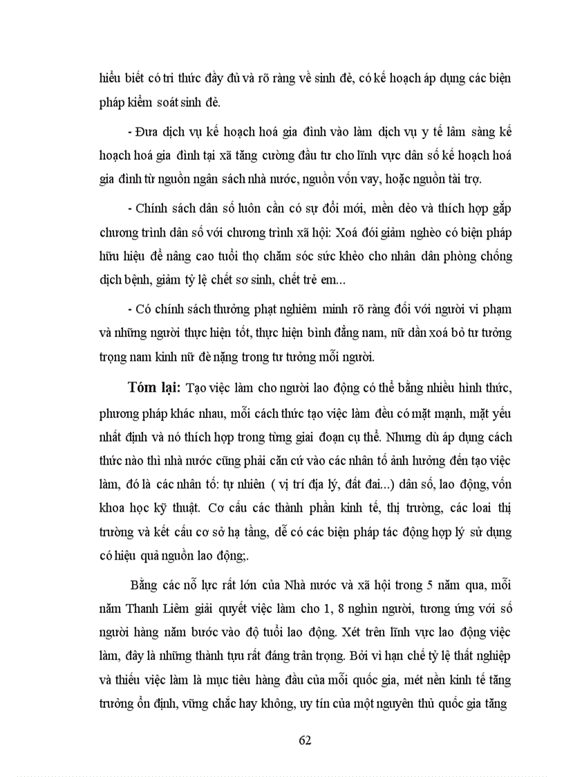 image for page Tạo việc làm cho người lao động ở huyện Thanh Liêm tỉnh Hà Nam 1