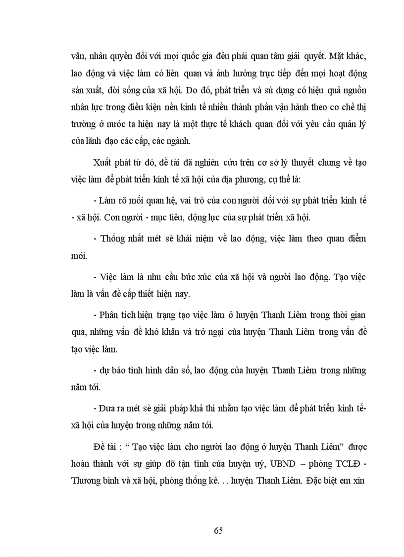 image for page Tạo việc làm cho người lao động ở huyện Thanh Liêm tỉnh Hà Nam 1