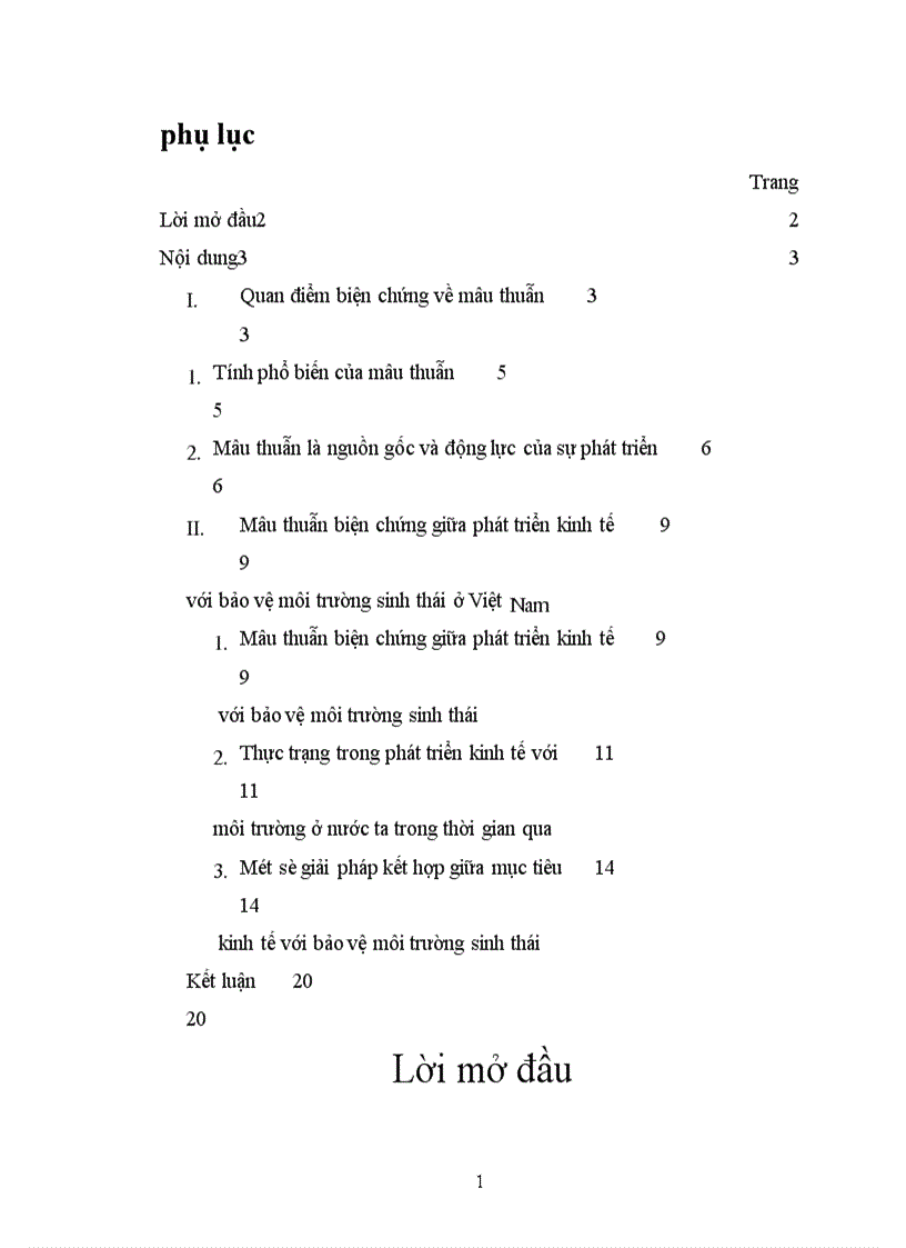 image for page Một số giải pháp kết hợp giữa mục tiêu kinh tế với bảo vệ môi trường sinh thái